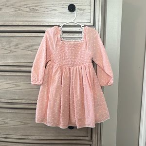 Puff sleeve smocked dress